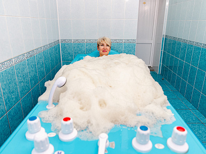 Санаторий «Шахтёр» г. Ессентуки. Ванное отделение